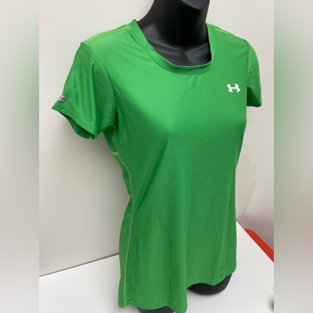 Under Armour Green Fitted Workout Tee
